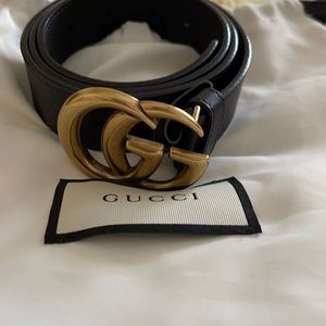 Authentic Black Women Gucci Belt